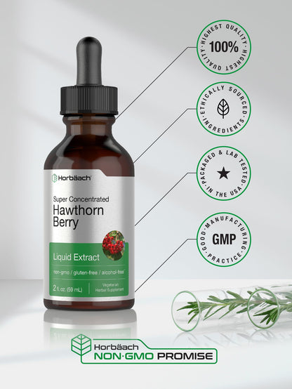 Horbäach imported hawthorn berry extract product label details