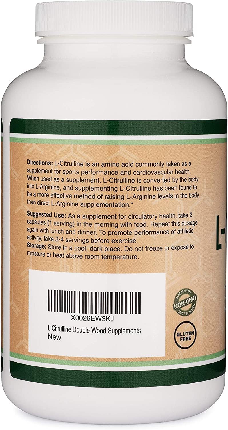 Double Wood Supplements product packaging back view
