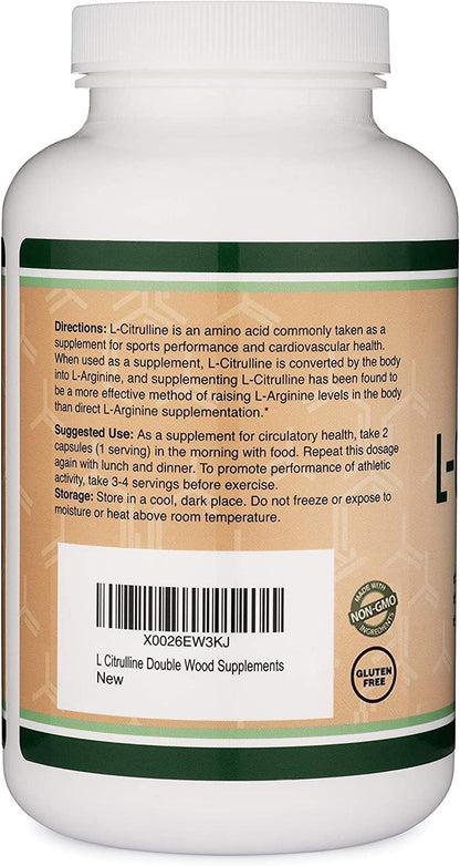 Double Wood Supplements product packaging back view