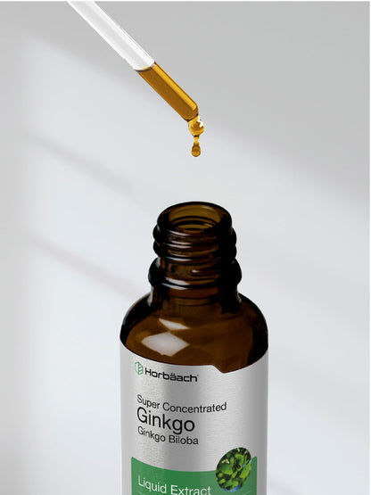Premium clean formula Ginkgo Biloba dropper bottle for adult wellness