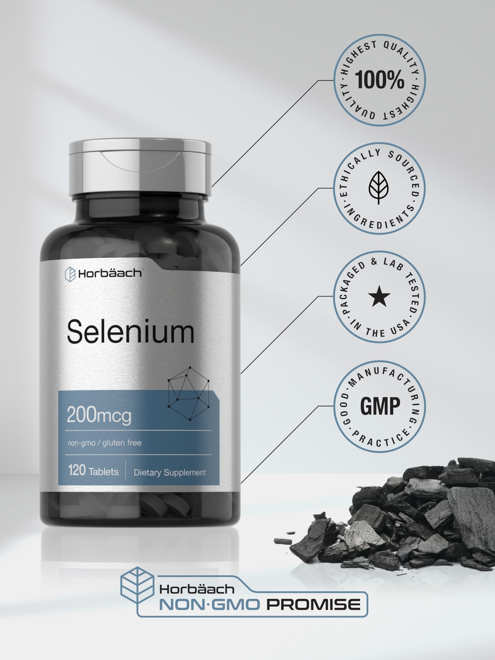 Horbäach antioxidant defense and thyroid support tablet details