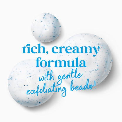 Dove body wash foam lathering on skin