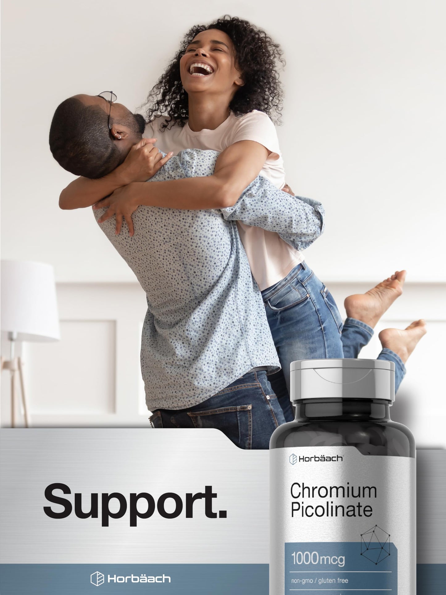 Horbaach chromium picolinate authentic USA beauty and health care supplement