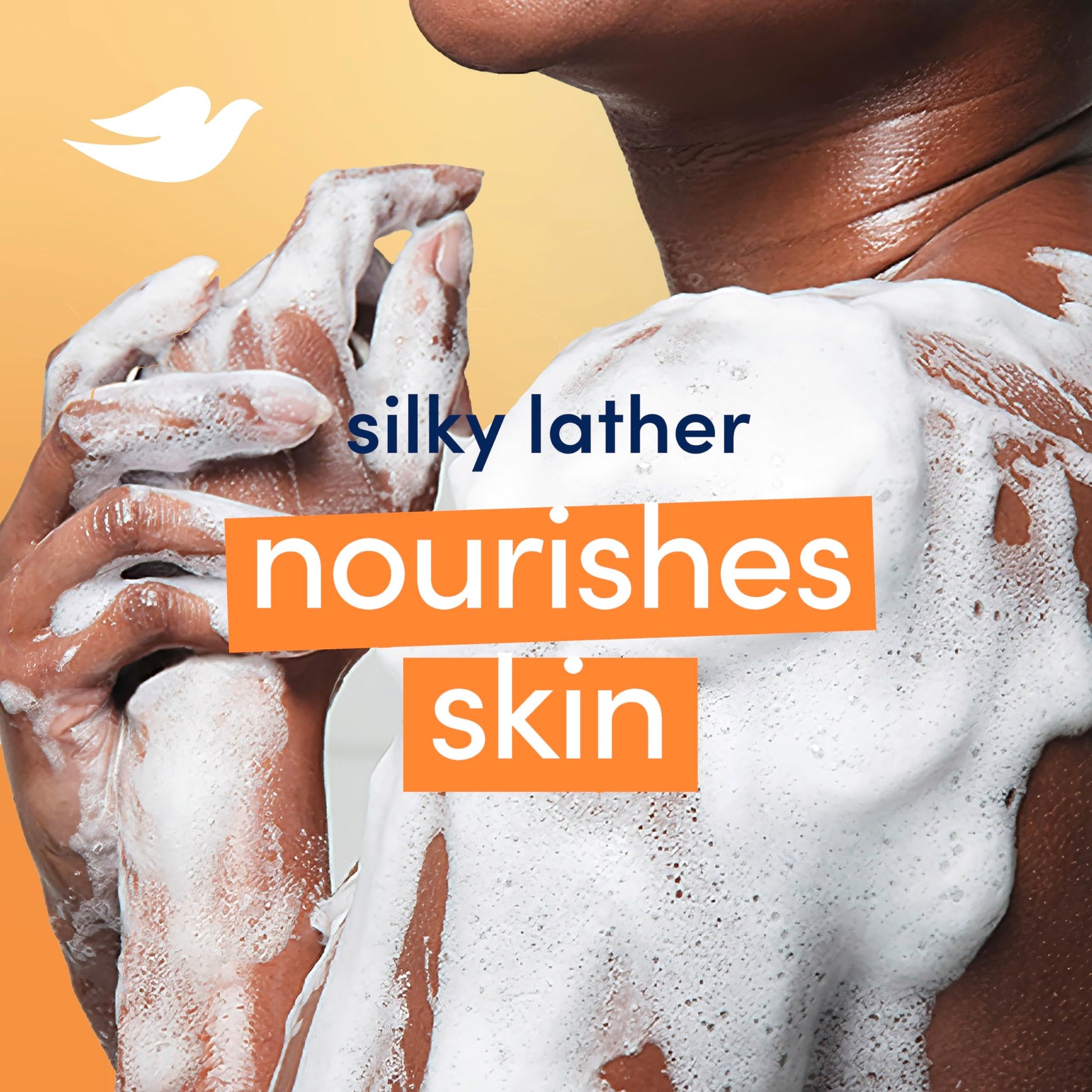 Marketing image for Dove shea butter soap for glowing skin