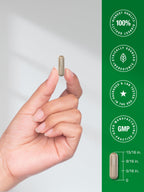 Horbaach herbal support bottle side view showing supplement facts
