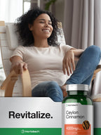 High potency Horbäach Ceylon Cinnamon supplement bottle