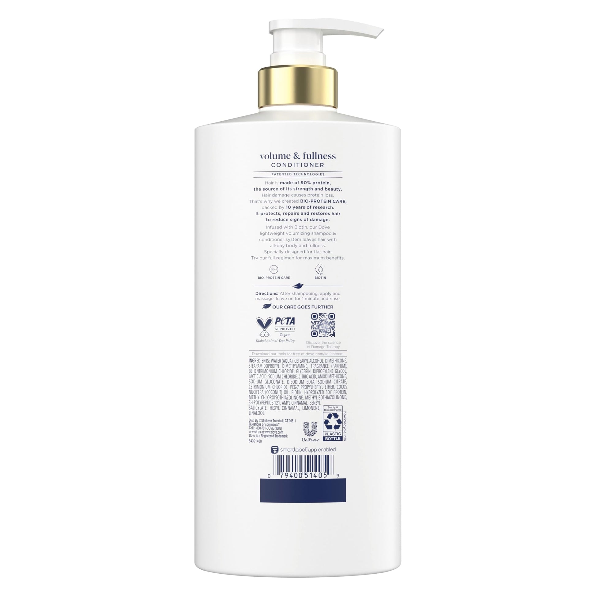Dove hair conditioner bottle for fine thin hair