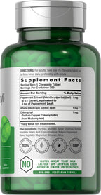 Horbäach vegan green superfood tablets showing nutritional supplement facts label