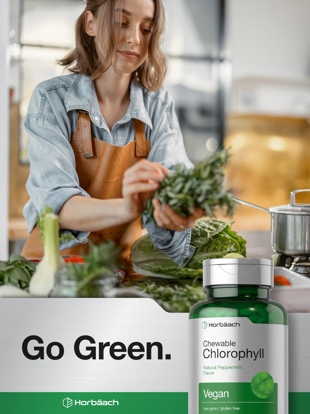 Horbäach daily antioxidant defense chewable tablets product presentation