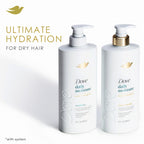 Back view of Dove conditioner bottle showing ingredients
