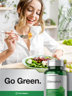 Horbaach Chlorophyll plant derived pigment wellness capsules lifestyle display for daily health routine