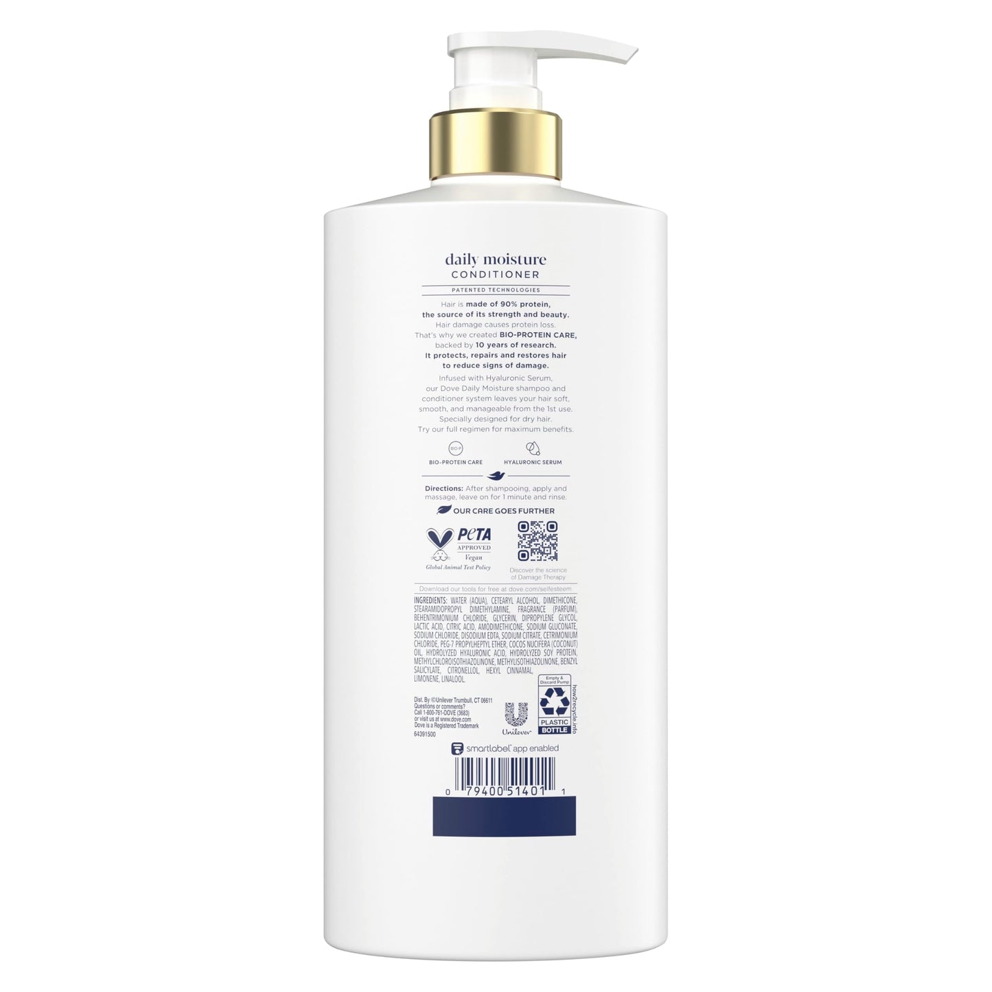 Dove conditioner pump bottle for dry hair
