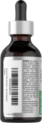 Vegetarian non GMO chamomile liquid extract two fluid ounce packaging details.