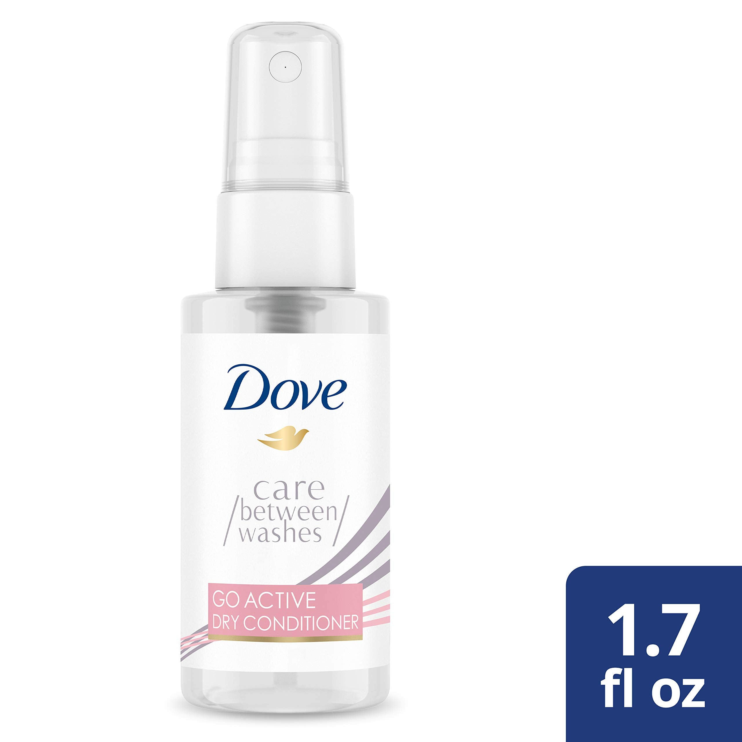 Dove Go Active hair fragrance spray bottle