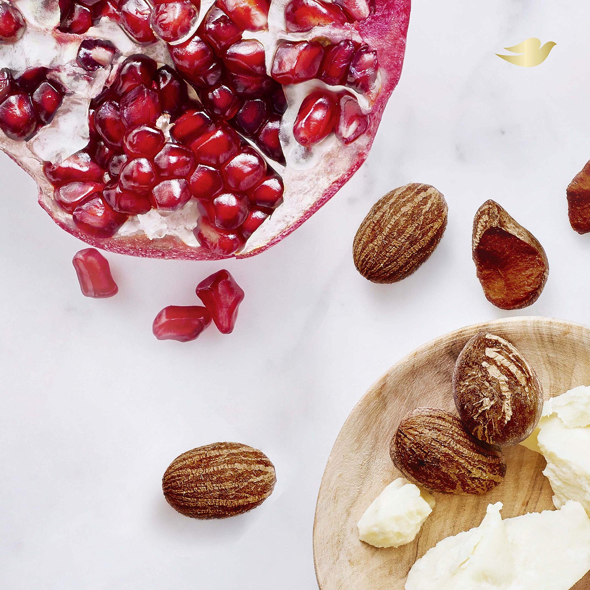 Close up of the smooth spreadable consistency of Dove exfoliating body polish scrub