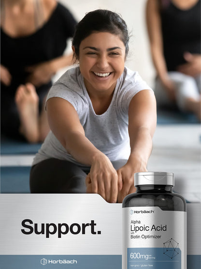 Horbaach nerve health support capsules packaging showing 240 count quantity info
