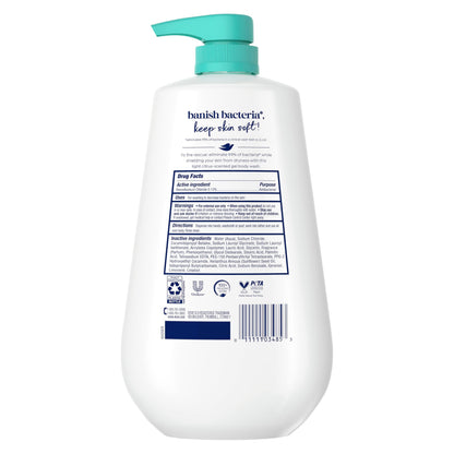 Dove antibacterial hydrating gel formula bottle