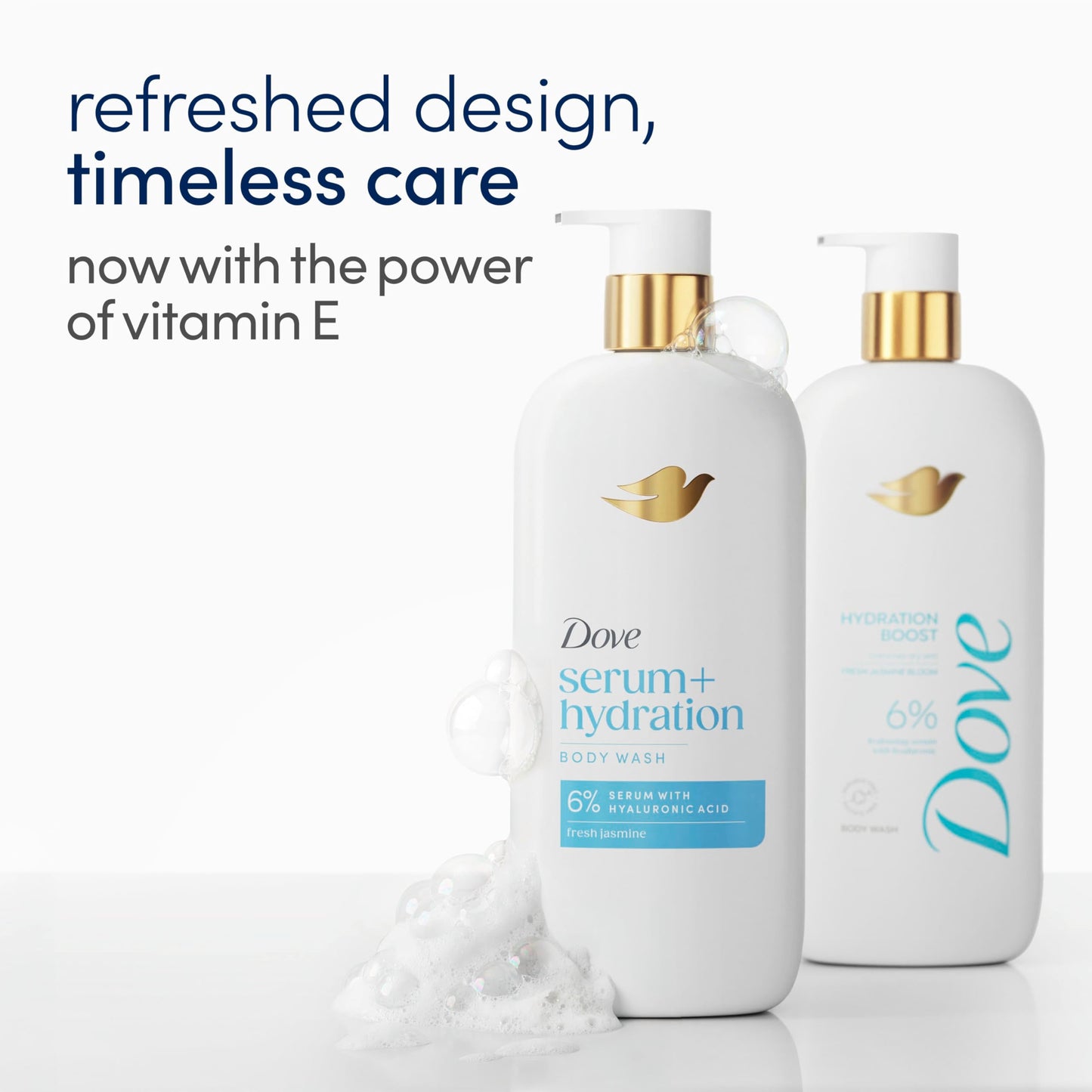 Close up of Dove Hydration Boost texture