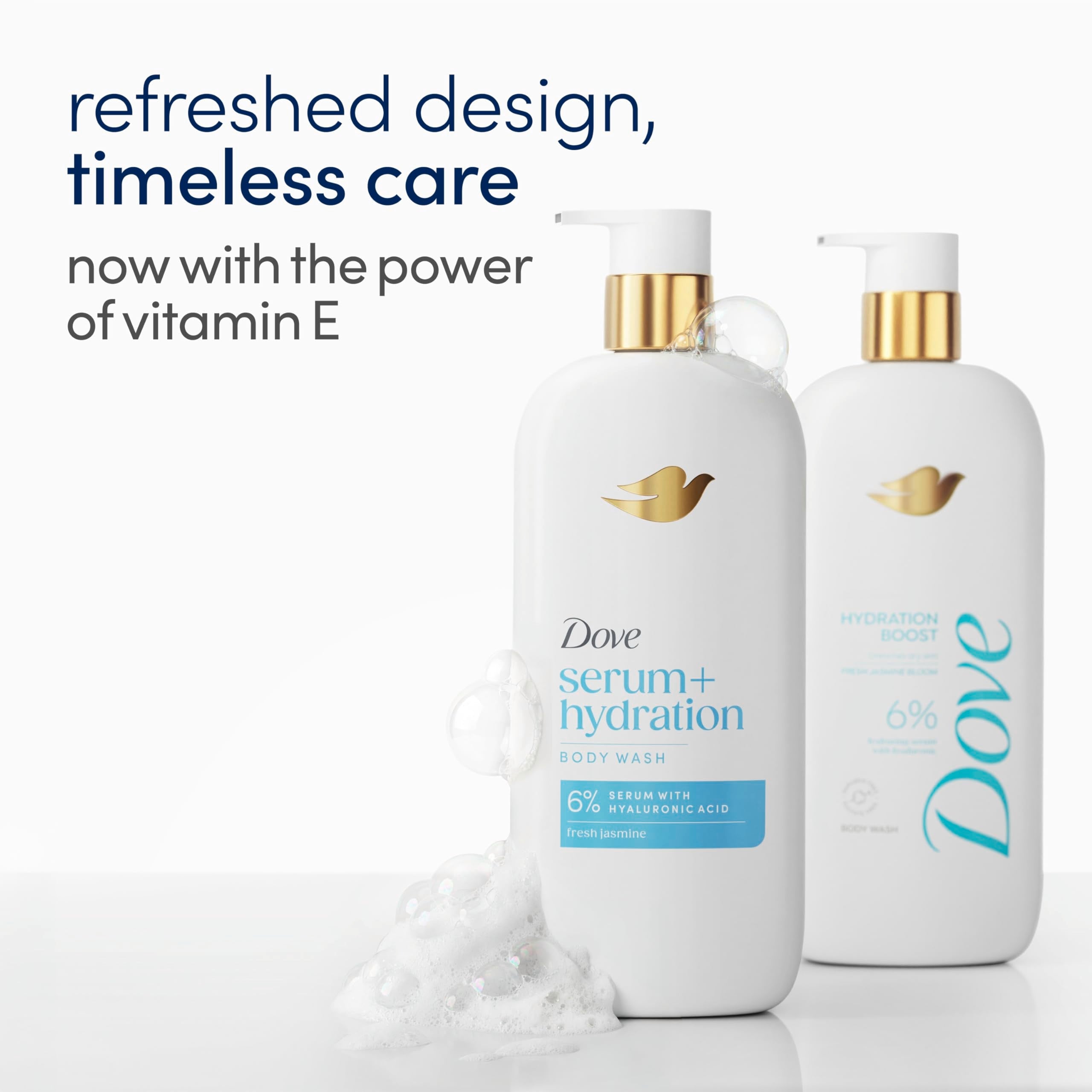 Close up of Dove Hydration Boost texture