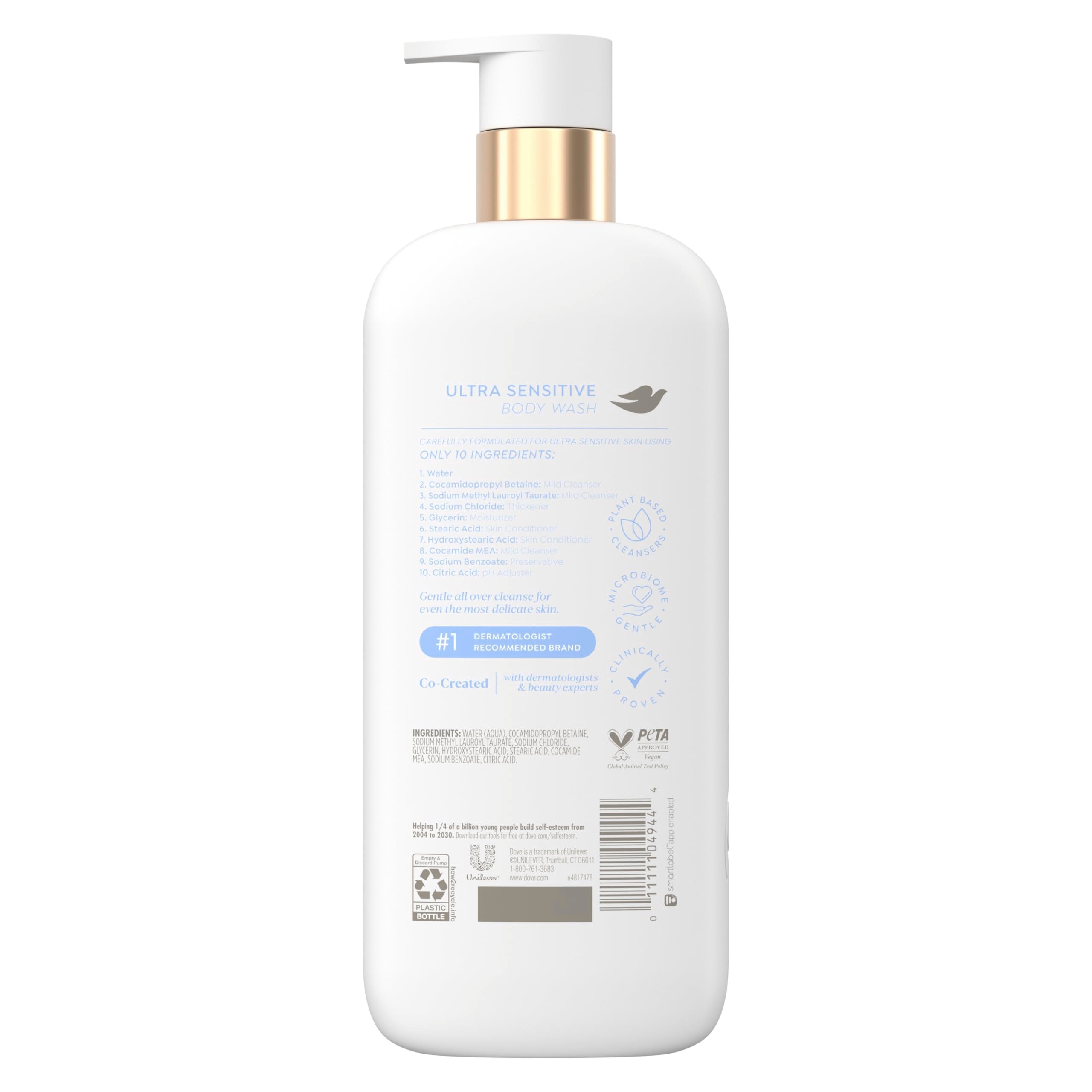 Dove Ultra Sensitive Serum Body Wash 18.5 Fluid Ounce size