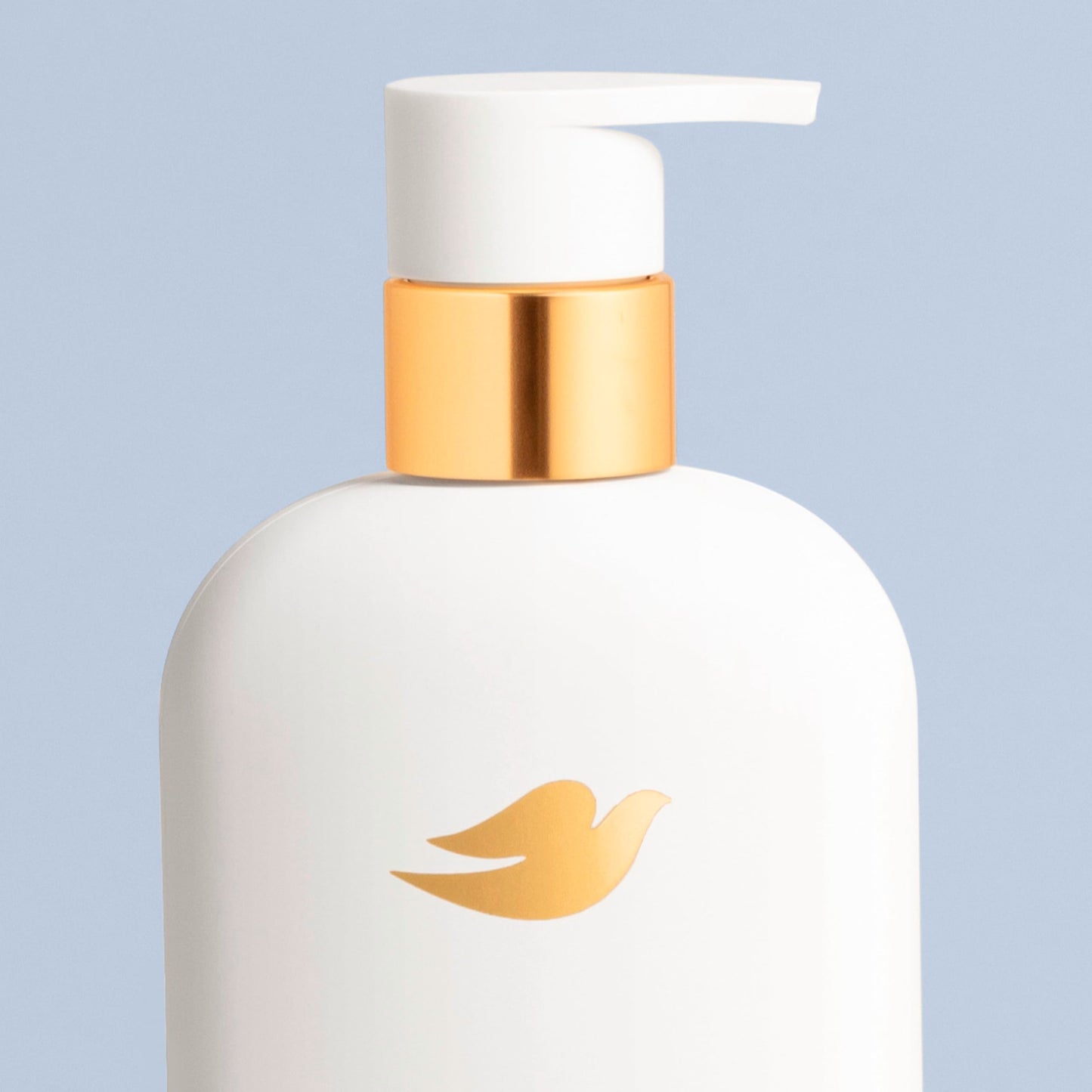 Authentic USA imported Dove body wash bottle side profile