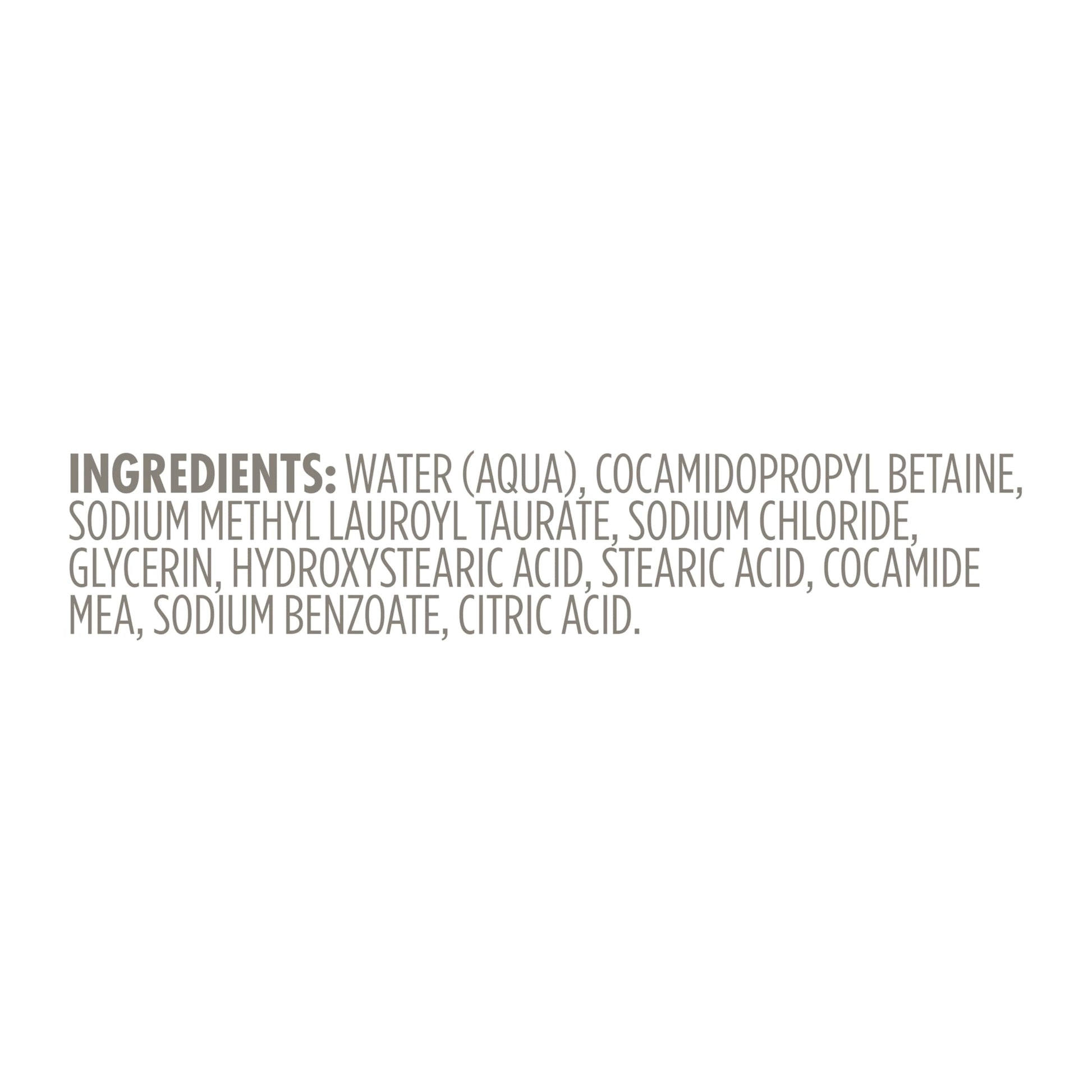 Dove Ultra Sensitive Body Wash bottle with cap detail
