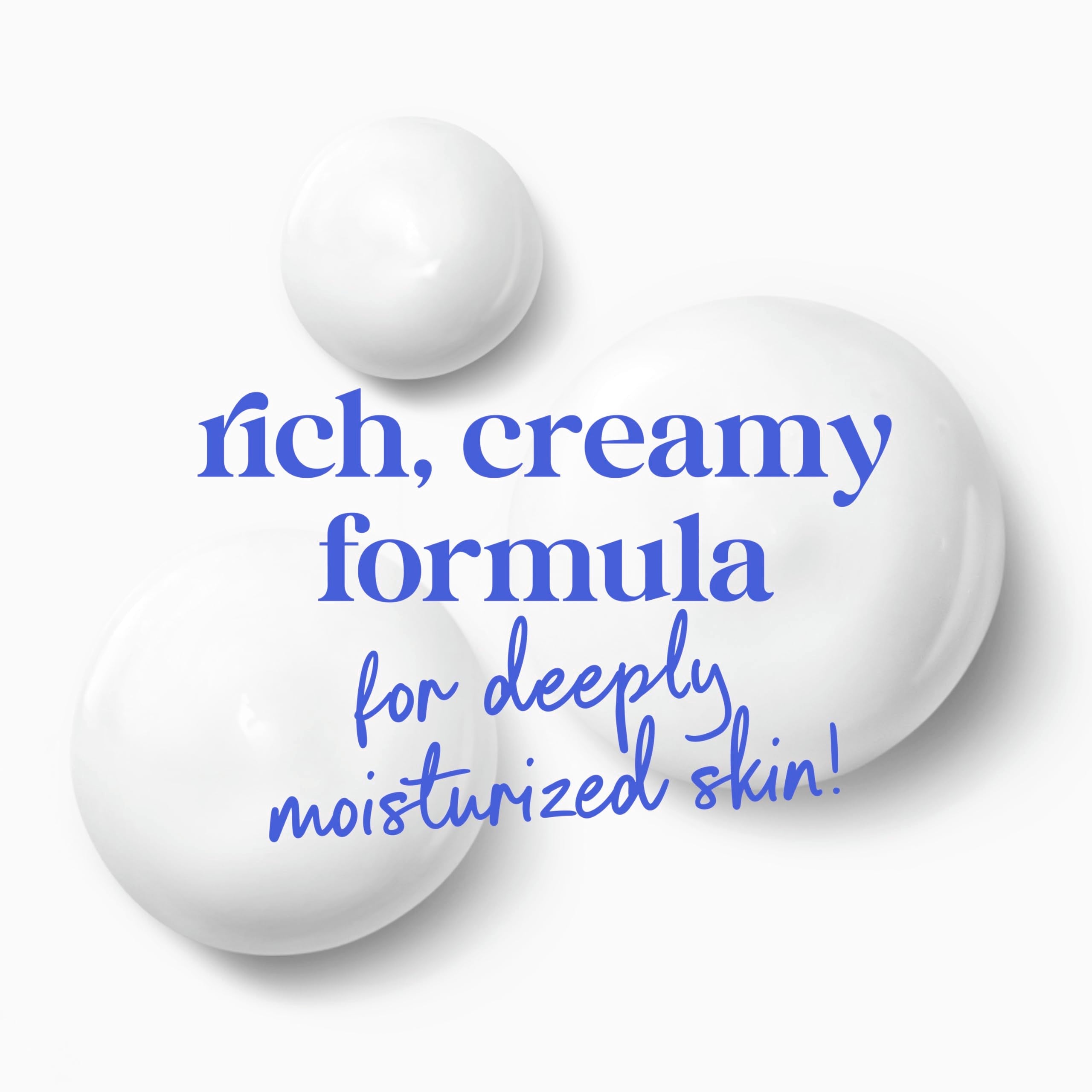Texture of Dove moisturizing body wash