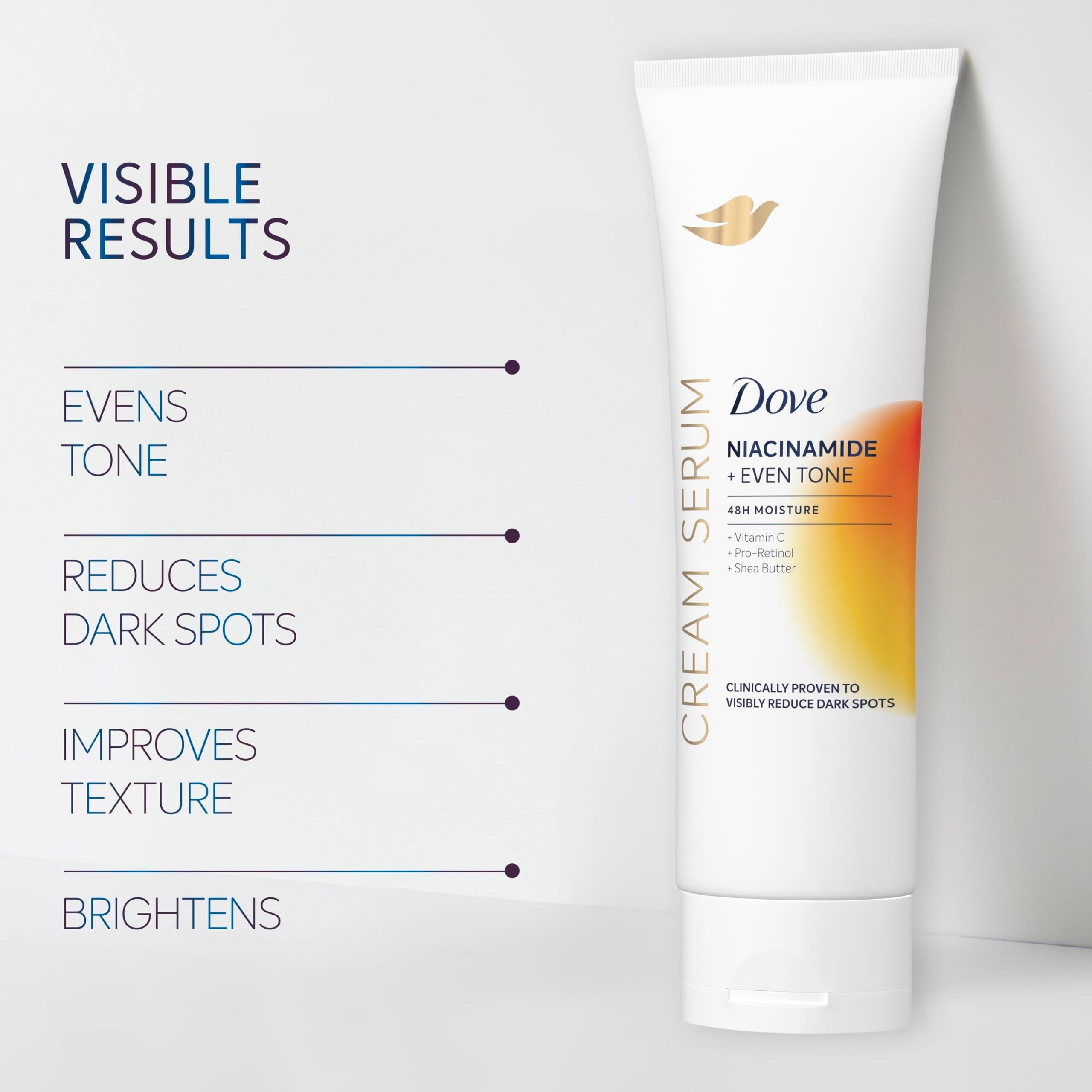 Dove dermatologist developed body serum for dark spots and sun damage correction