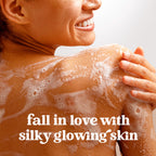 Dove sugar cookie body wash bottle back label details