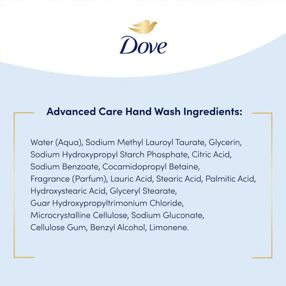 Dove PETA certified cruelty free liquid hand wash three count bundle
