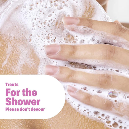Lifestyle shot showing the Eirnay lavender spa kit in use.