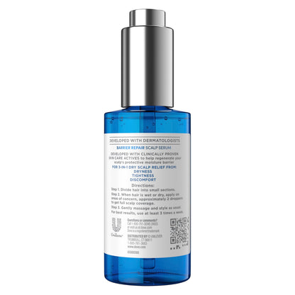 Dove Derma Scalp serum bottle with dropper applicator visible