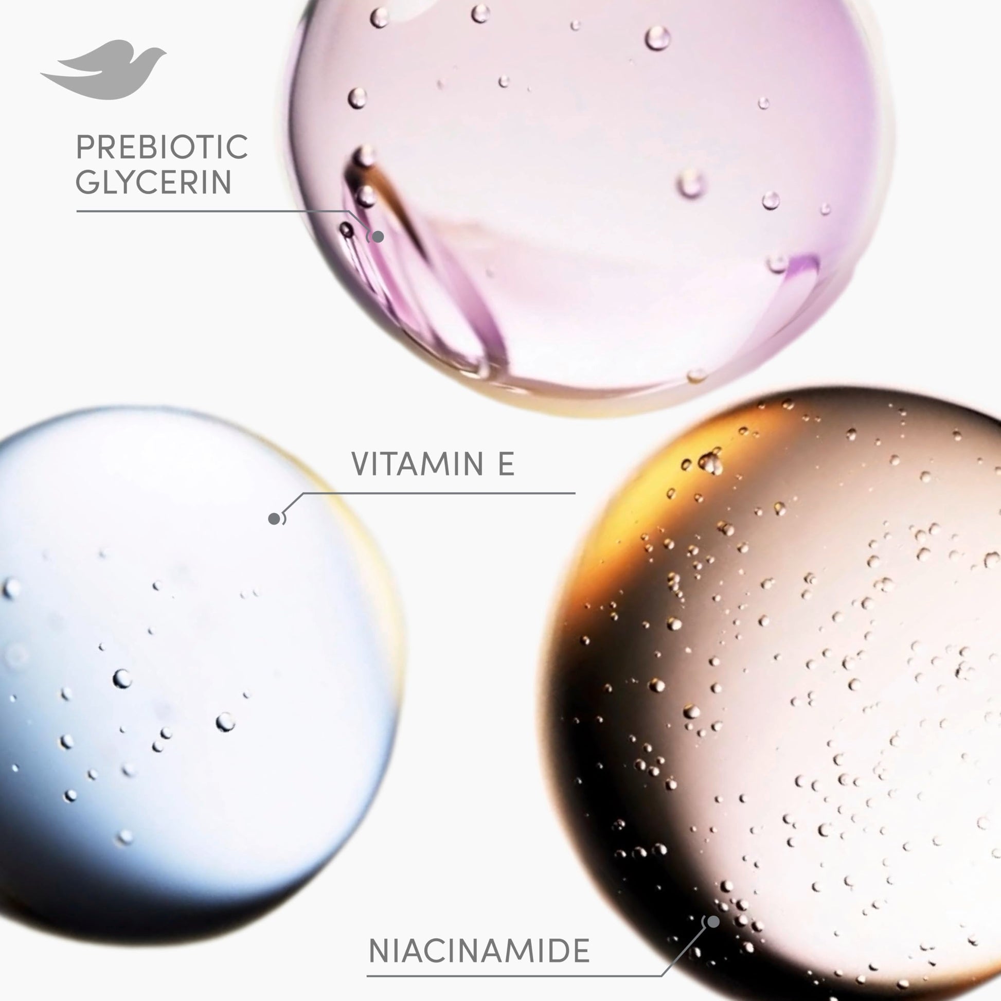 Texture preview of Dove Derma Scalp nourishing repair serum