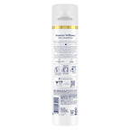 Dove Brunette Brilliance dry shampoo application on hair