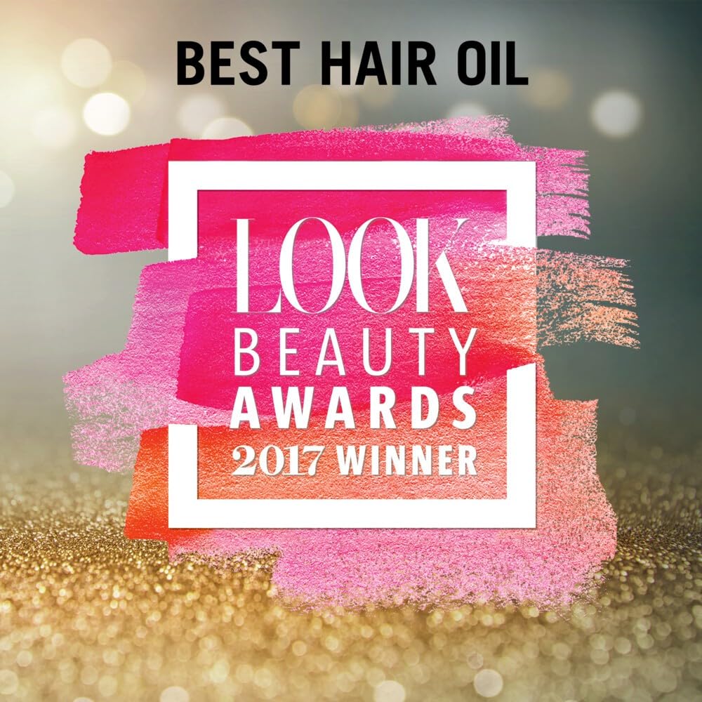 Lightweight professional hair oil formula for anti frizz protection