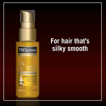 Glossy finish hair oil from TRESemme for intense shine