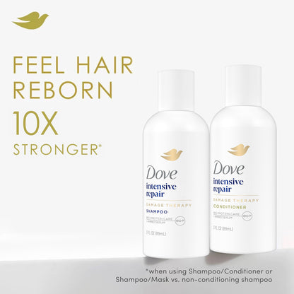 USA imported Dove Nutritive Solutions travel duo for damaged hair care