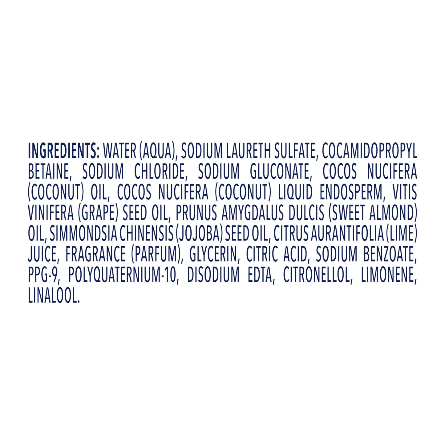 Dove moisturizing hair care product showing details of the twenty four hour moisture lock claim.