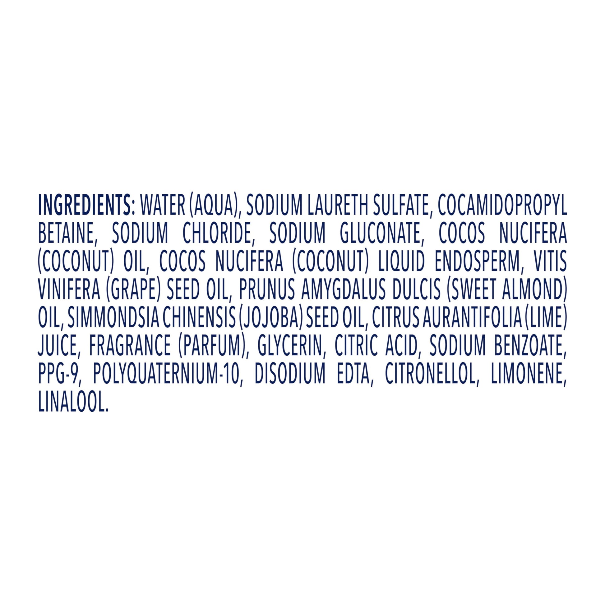 Dove moisturizing hair care product showing details of the twenty four hour moisture lock claim.