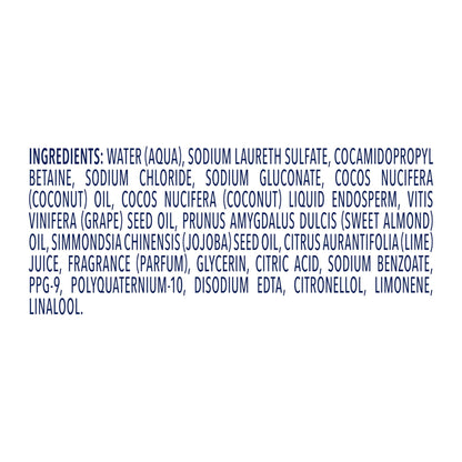 Dove moisturizing hair care product showing details of the twenty four hour moisture lock claim.