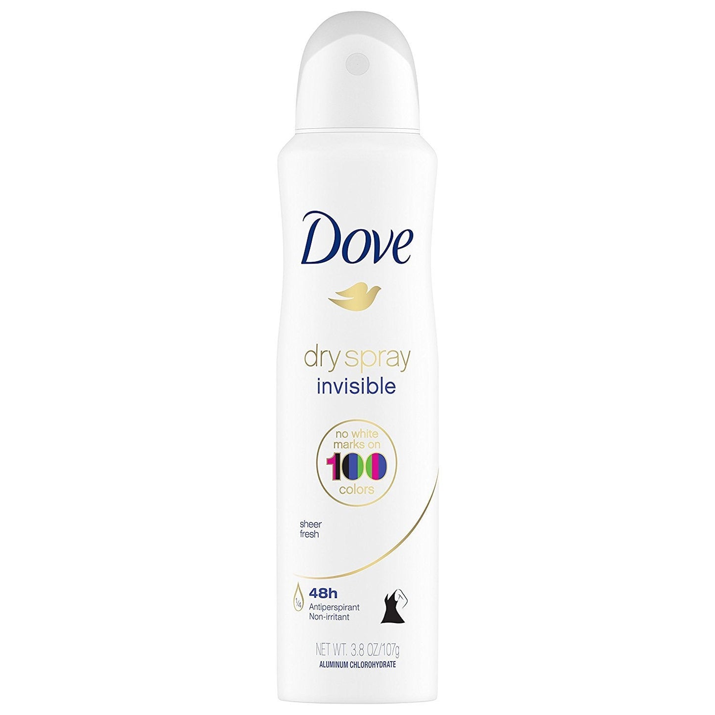 Dove Invisible Dry Spray 3.8 Ounce Cans Product Details