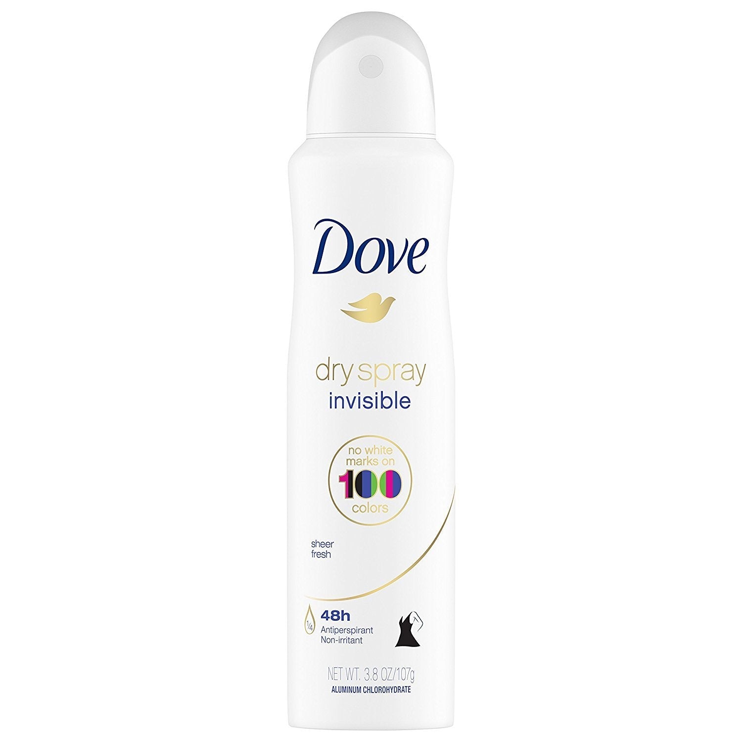 Dove Invisible Dry Spray 3.8 Ounce Cans Product Details