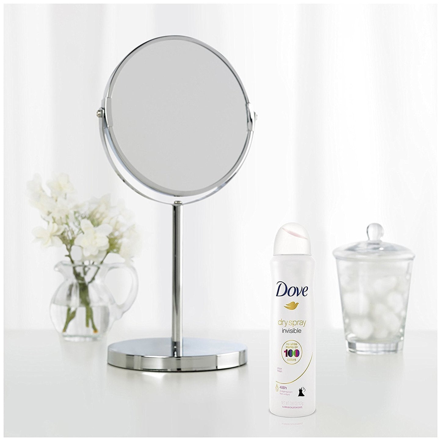 Authentic Dove USA imported antiperspirant spray cans