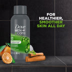 Complete Dove Extra Fresh grooming set layout