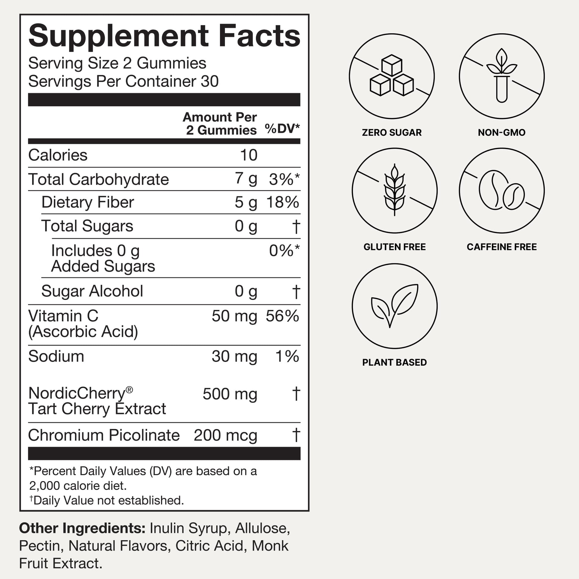 HumanN Tart Cherry Gummies NSF Certified for Sport logo detail