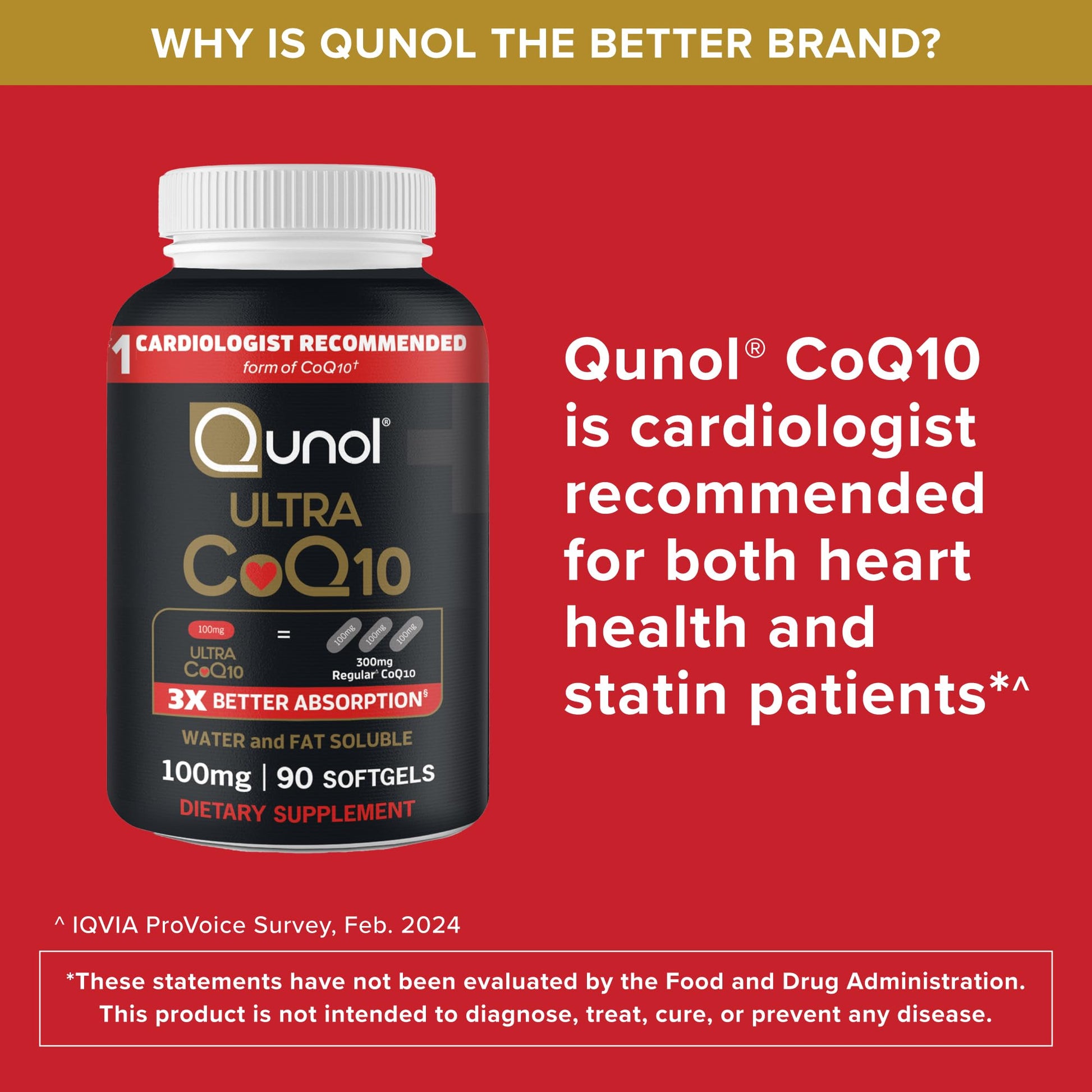 Gluten free Qunol Ultra CoQ10 softgels for natural everyday wellness