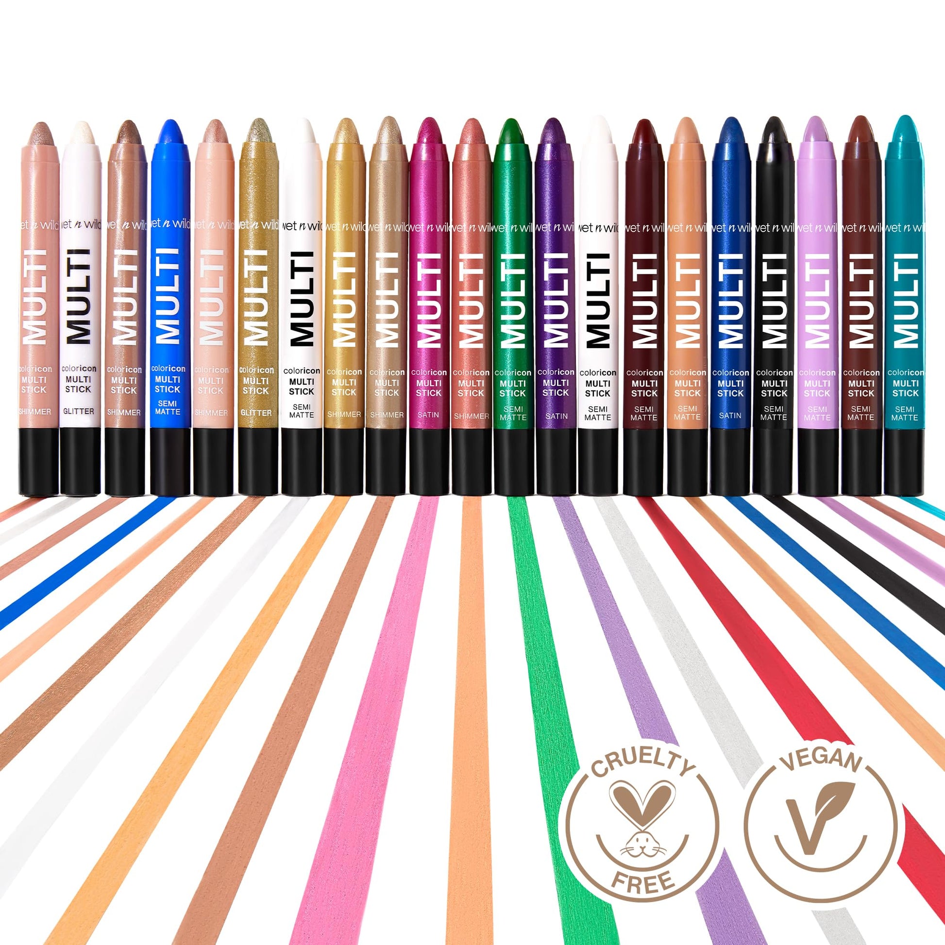 Wet N Wild vegan makeup stick label and ingredients