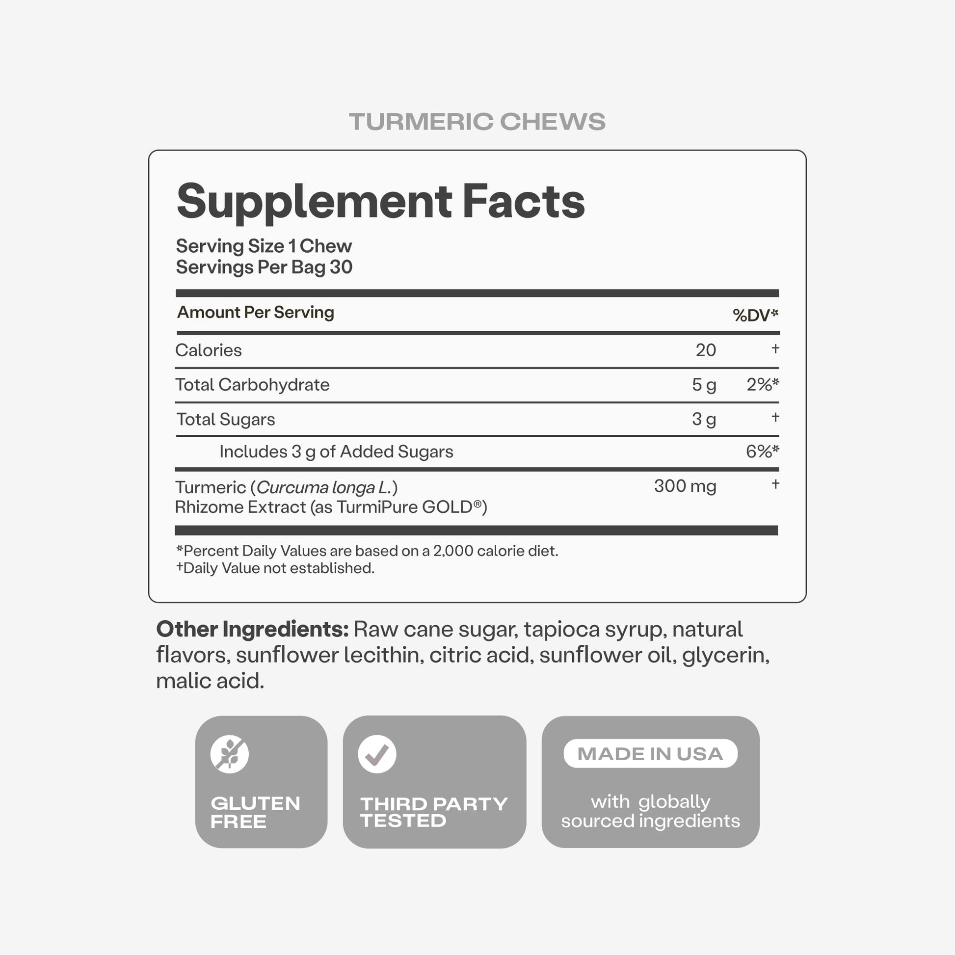 HumanN Turmeric Chews authentic clinical formula package showing 24x absorption claim