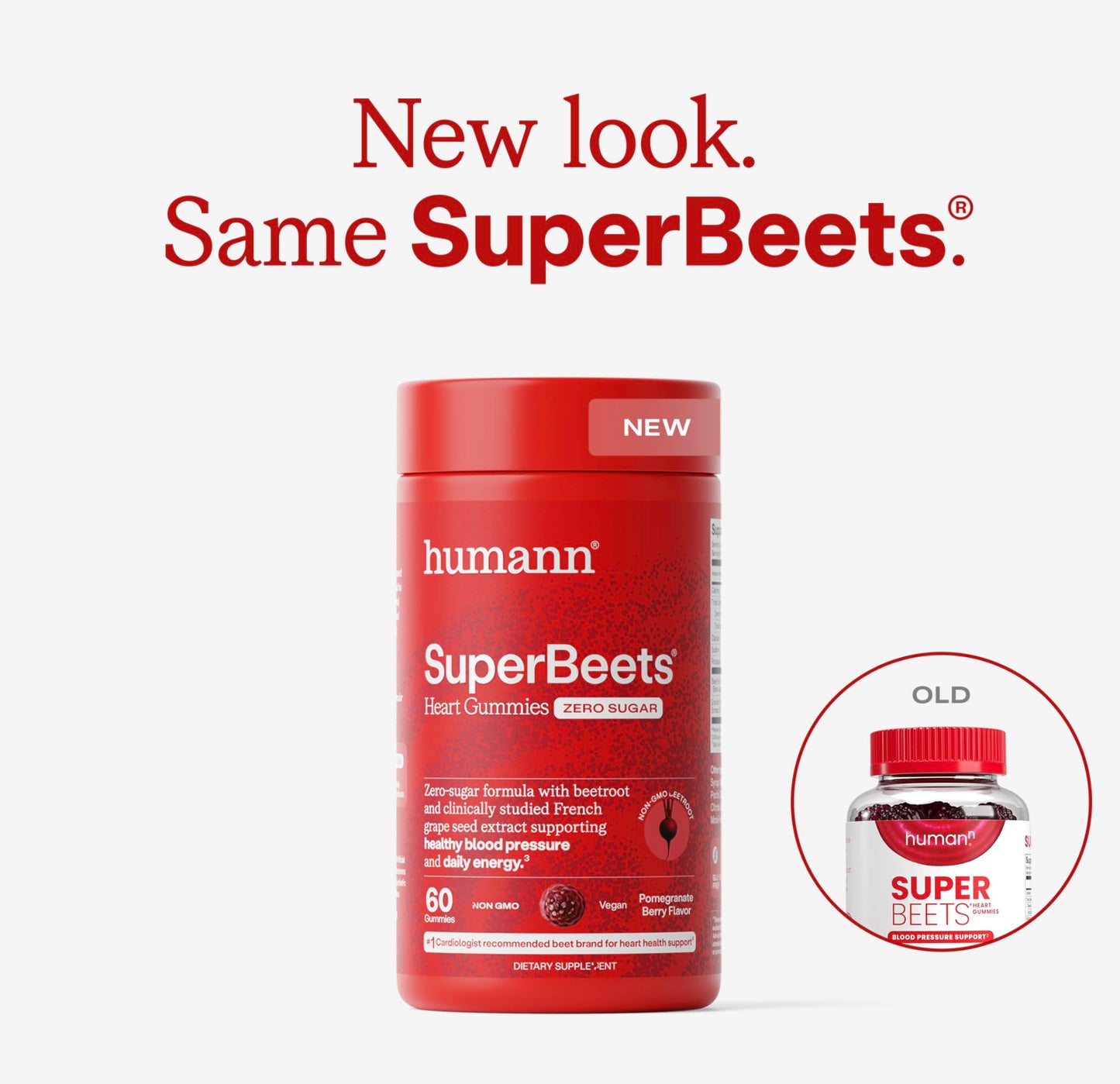 Educational graphic showing beetroot powder and grape seed extract benefits