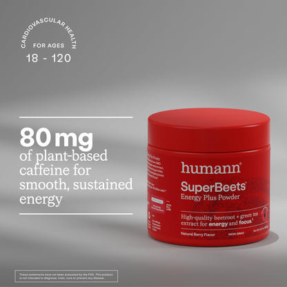 Authentic USA imported Humann SuperBeets Energy Plus canister